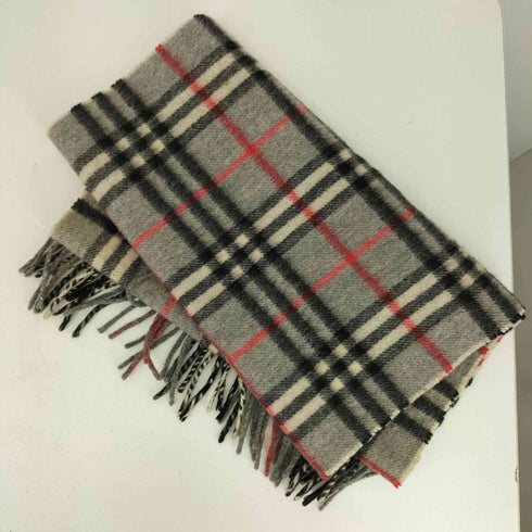 バーバリーロンドン BURBERRY LONDON ノバチェック カシミヤ マフラー レディース