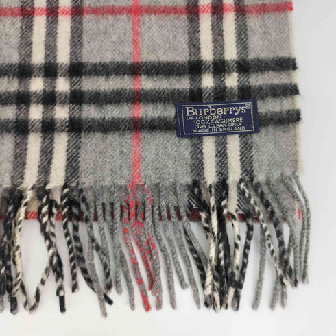バーバリーロンドン BURBERRY LONDON ノバチェック カシミヤ マフラー レディース