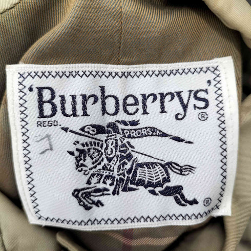バーバリーズ BURBERRYS 裏地ノバチェック ステンカラーコート レディース