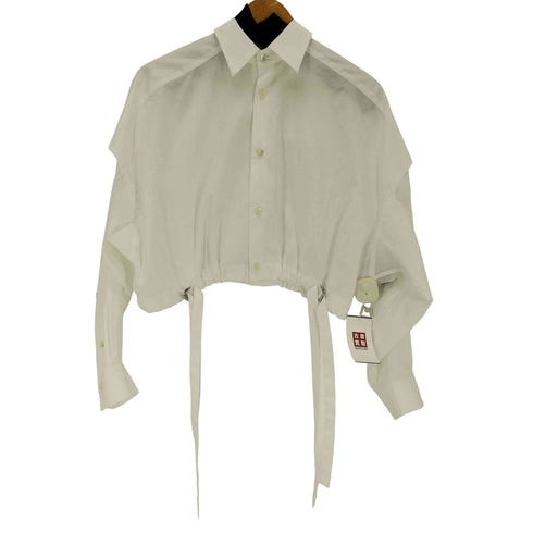 ウジョー Ujoh Double Belt Cropped Shirt レディース 2