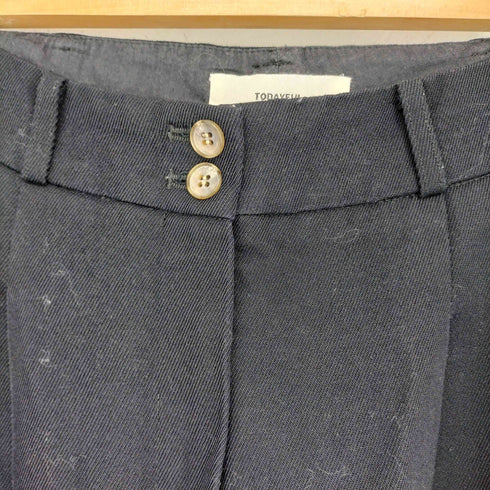 トゥデイフル TODAYFUL twill Tuck Trousers ツイルタックトトラウザーズ レディース JPN:36