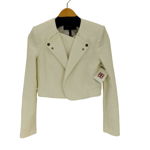 BCBGMaxAzria ツイードライダースジャケット レディース import:XS