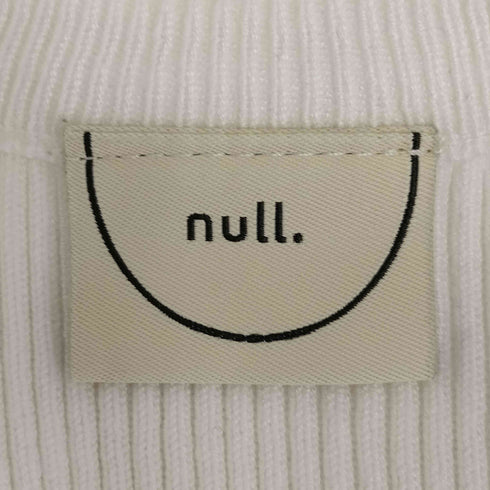 null. ビスチェシームニット レディース FREE