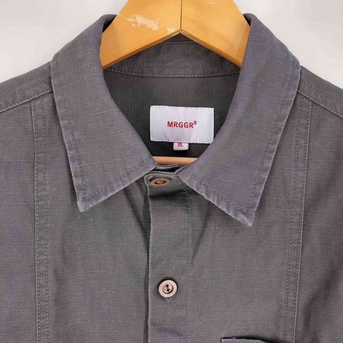 MRGGR リップストップ シャツ ジャケット メンズ import:XL