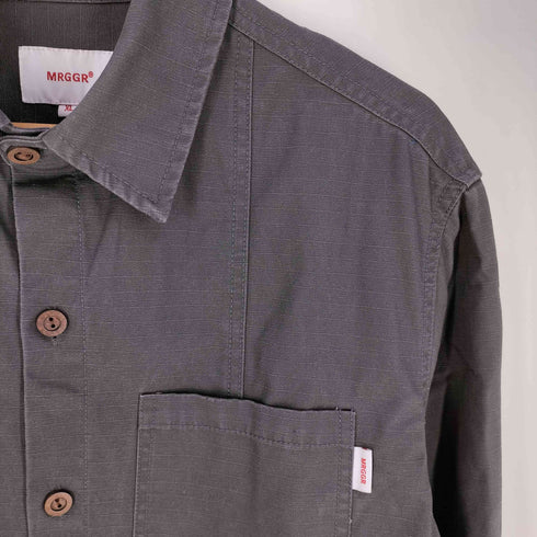 MRGGR リップストップ シャツ ジャケット メンズ import:XL