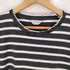 アンユーズド UNUSED ダメージ ボックス クルーネックボーダーTシャツ メンズ JPN:1