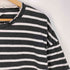 アンユーズド UNUSED ダメージ ボックス クルーネックボーダーTシャツ メンズ JPN:1