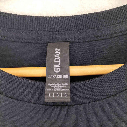 ギルダン GILDAN フロントプリントクルーネックTシャツ メンズ L