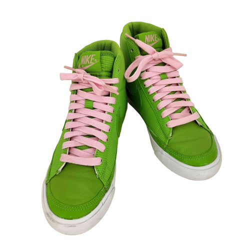 ナイキ NIKE BLAZER MID green レディース JPN:23