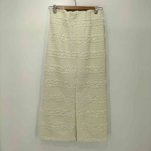 レイビームス Ray BEAMS 25SS シャーリング ボーダー スカート レディース