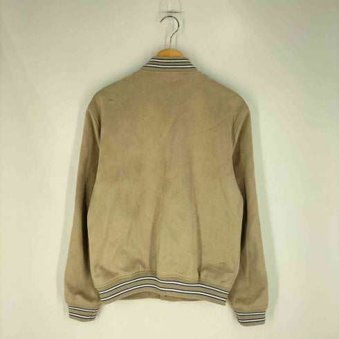 ザラ ZARA スエード スナップボタン リブライン スタジャン メンズ
