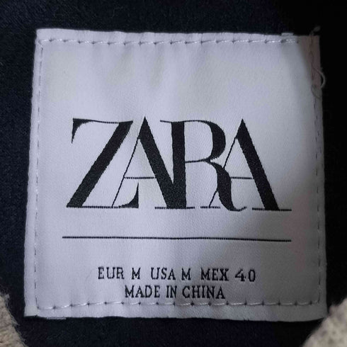 ザラ ZARA スエード スナップボタン リブライン スタジャン メンズ