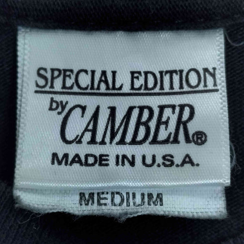 キャンバー CAMBER USA製 ポケット クルーネックTシャツ レディース import:M