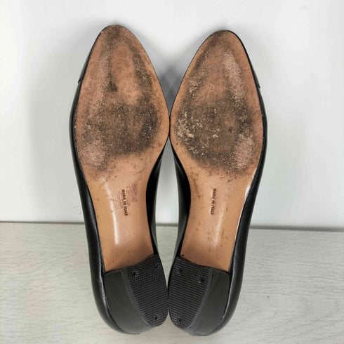 サルヴァトーレフェラガモ Salvatore Ferragamo イタリア製 ガンチーニ パイソン切替 レザー パンプス レディース 7C