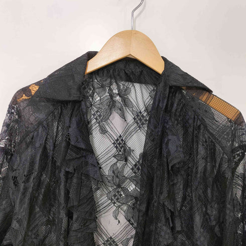 マチュアリー maturely 24SS Lace Ruffle Blouse レディース