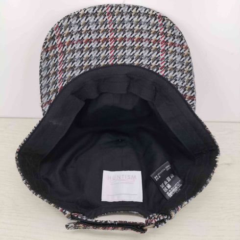 HUNTISM チェック柄6パネルキャップ レディース