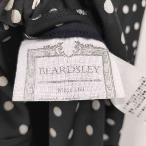 ビアズリー BEARDSLEY ドット ラップデザイン フレアスカート レディース free