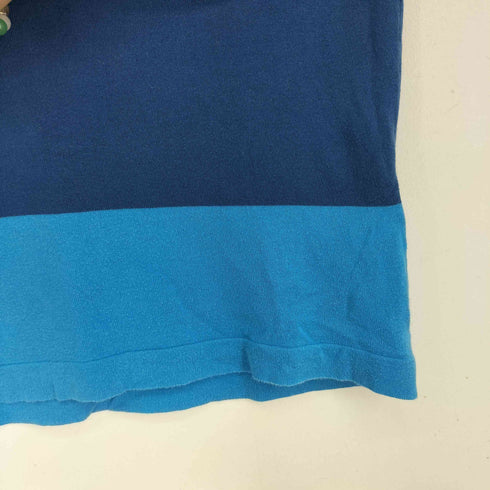 ジョンスメドレー JOHN SMEDLEY 英国製 ボーダー Vネック Tシャツ メンズ