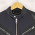 ディーゼル DIESEL ナイロン切り替え シングルライダースジャケット メンズ import:S