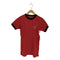 ’70s カナダ製 TIGER BRAND カレッジプリント リンガーTシャツ レディース import:M