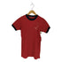’70s カナダ製 TIGER BRAND カレッジプリント リンガーTシャツ レディース import:M