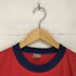 ’70s カナダ製 TIGER BRAND カレッジプリント リンガーTシャツ レディース import:M