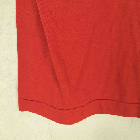 ’70s カナダ製 TIGER BRAND カレッジプリント リンガーTシャツ レディース import:M