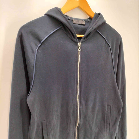 プラダ PRADA イタリア製 コットン ダブルジップアップ パーカー ririジップ メンズ import:M