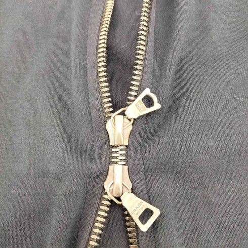 プラダ PRADA イタリア製 コットン ダブルジップアップ パーカー ririジップ メンズ import:M