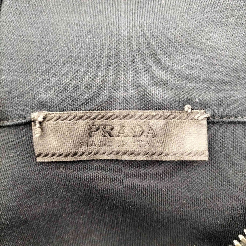 プラダ PRADA イタリア製 コットン ダブルジップアップ パーカー ririジップ メンズ import:M