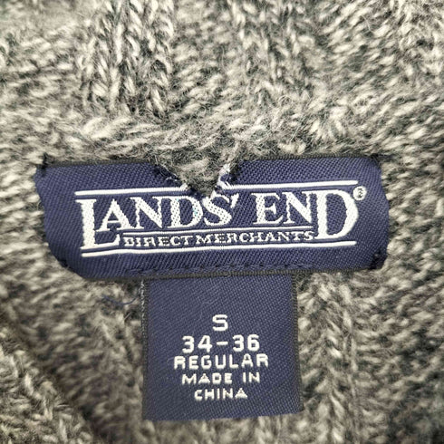 ランズエンド LANDS END ハーフジップ ニット メンズ JPN:S