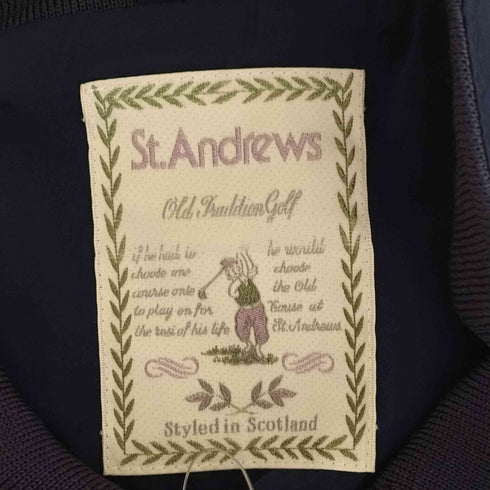 セントアンドリュース St. Andrews ナイロンスイングトップ メンズ