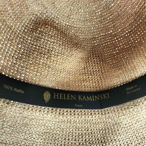 ヘレンカミンスキー HELEN KAMINSKI ラフィアハット 麦わら帽子 レディース