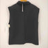 ザラ ZARA Zippered Shoulder Pad Vest ショルダーパッド ジップ ベスト レディース import:L