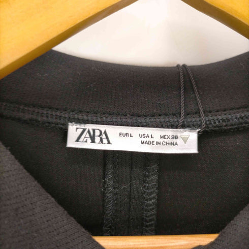 ザラ ZARA Zippered Shoulder Pad Vest ショルダーパッド ジップ ベスト レディース import:L