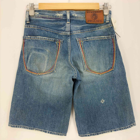 ヒステリックグラマー HYSTERIC GLAMOUR ダメージ加工 デニム ショートパンツ レディース XXS