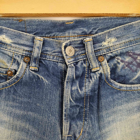ヒステリックグラマー HYSTERIC GLAMOUR ダメージ加工 デニム ショートパンツ レディース XXS