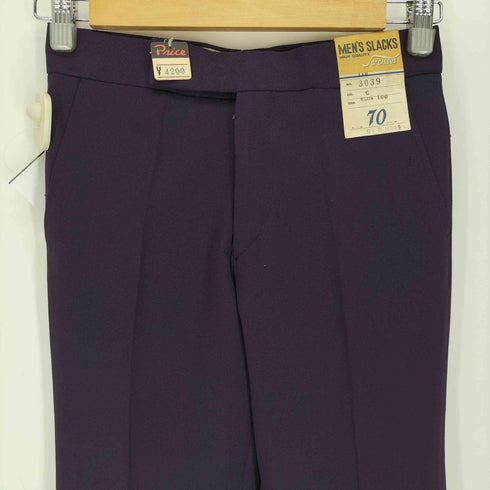 70-80S JAPAN VINTAGE YZIP 総柄 スラックス メンズ 73