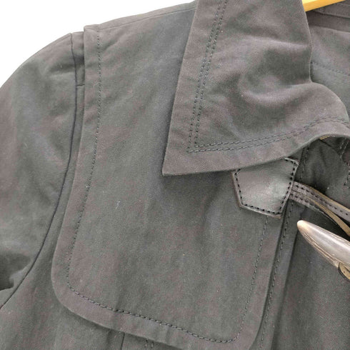 バーバリーブルーレーベル BURBERRY BLUE LABEL 裏地ノバチェック コットン 100% スプリング ダッフル ロング コート レディース 38
