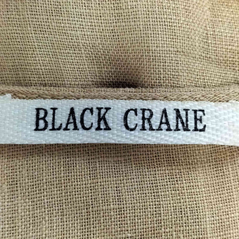 ブラッククレーン Black Crane リネン100% Vネック ギャザーワンピース レディース JPN:S