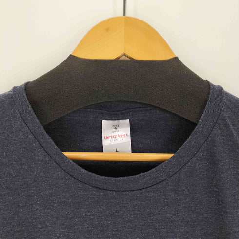ユナイテッドアスレ UNITED ATHLE 企業プリントクルーネックTシャツ メンズ import:L