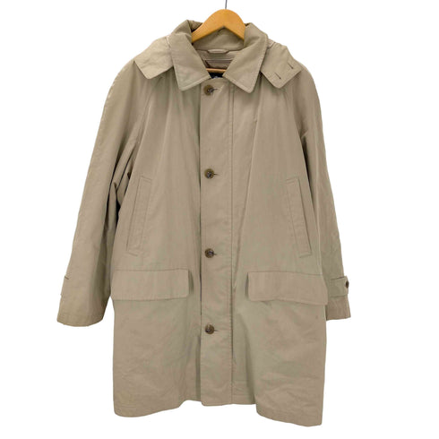 バーバリーロンドン BURBERRY LONDON 裏地ノバチェック ダウンライナー付き フルセット フード 着脱可 2WAY ダウン ロング コート ダウン 80% メンズ import:L