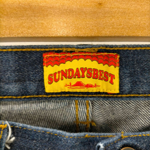 サンデイズベスト SUNDAYS BEST REGULAR FIT レギュラー フィット 5ポケット ジップフライ デニム パンツ 濃紺 メンズ 30