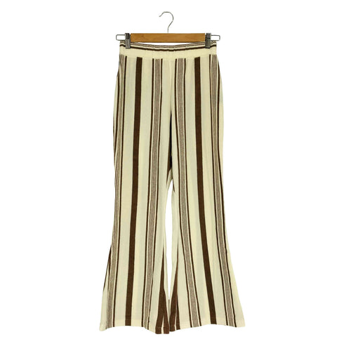 フィーニー PHEENY 24SS PILE BORDER FLARED PANTS パイル ボーダー フレアパンツ レディース JPN:1
