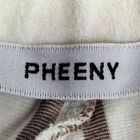 フィーニー PHEENY 24SS PILE BORDER FLARED PANTS パイル ボーダー フレアパンツ レディース JPN:1
