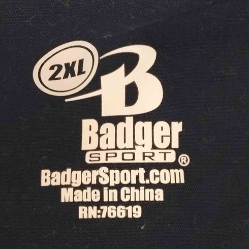 BADGER SPORT 企業ロゴ刺繍 ナイロンピステ メンズ 2XL