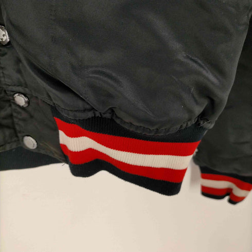 スターター STARTER 80-90S NBA PRODUCT BY STARTER USA製 blazers ロゴ ワッペン スタジアム ジャケット スタジャン メンズ import:M