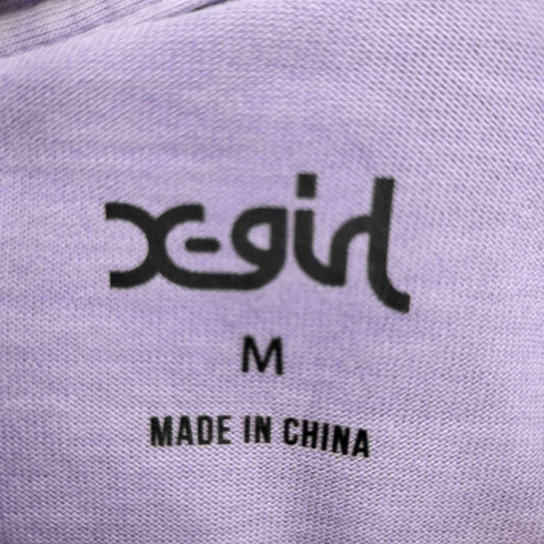 エックスガール X-girl GRADATION MILLS LOGO S/S BIG TEE DRESS レディース JPN:M