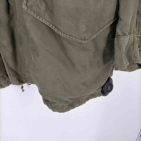 ユーエスアーミー U.S. ARMY 50S M-51 アルミ TALONジップ SHADE 107 フィールド ミリタリー ジャケット 1957年製 ポケフランネル メンズ SHORT MEDIUM
