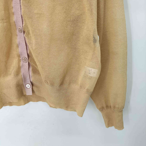 ロクビューティーアンドユースユナイテッドアローズ 6 BEAUTY & YOUTH UNITED ARROWS SHEER COLOR RIB CARDIGAN レディース
